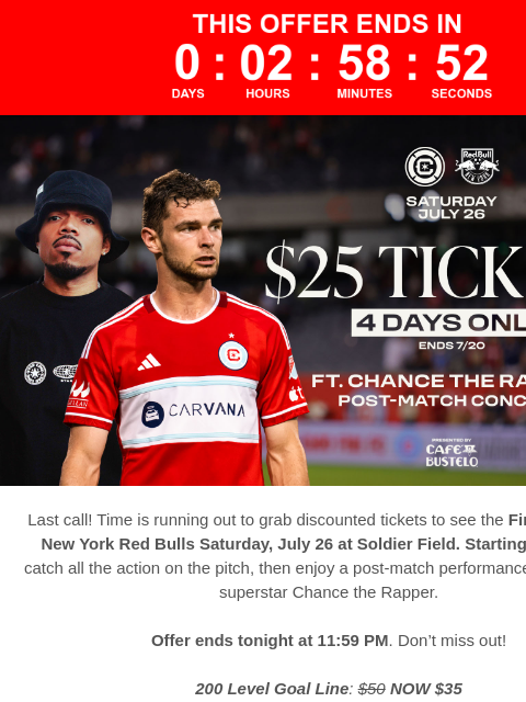 chicagofirefc newsletter: One Night, Two Epic Events — $25 Tickets Ends at M...