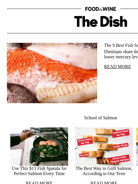 foodandwine newsletter: The 9 Best Fish for Your Health