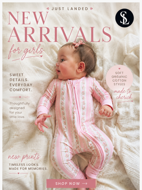 spearmintlove newsletter: 🩷 New Arrivals She'll Look Adorable In