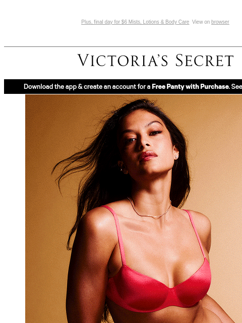 victoriassecret newsletter: Last Chance: Buy 2, Get 1 FREE Ends Tonight