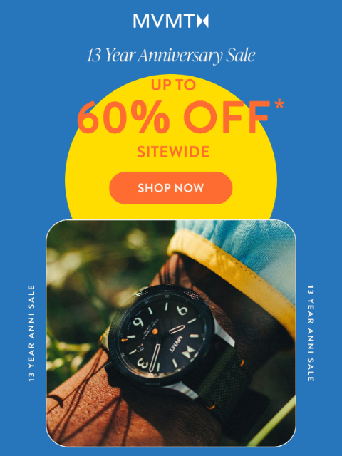 mvmt newsletter: Up to 60% off Sporty Must-Haves