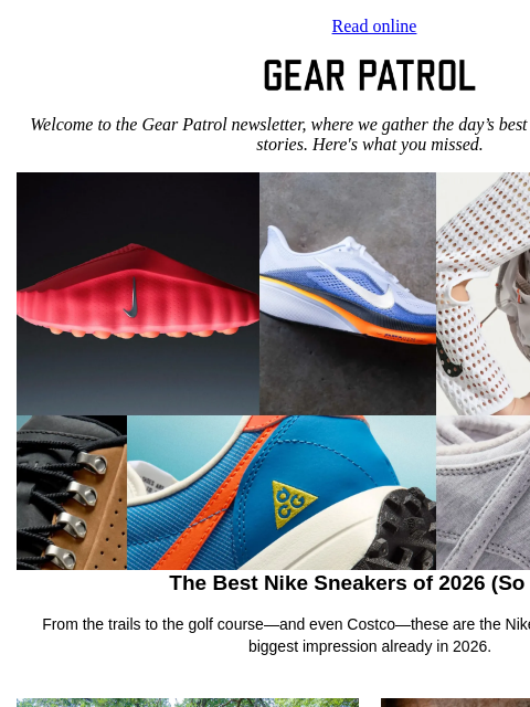gearpatrol newsletter: These Are Nike's Greatest Hits of 2026 ... So Far