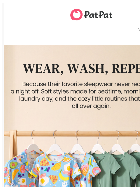 patpat newsletter: PJs on Repeat 💤