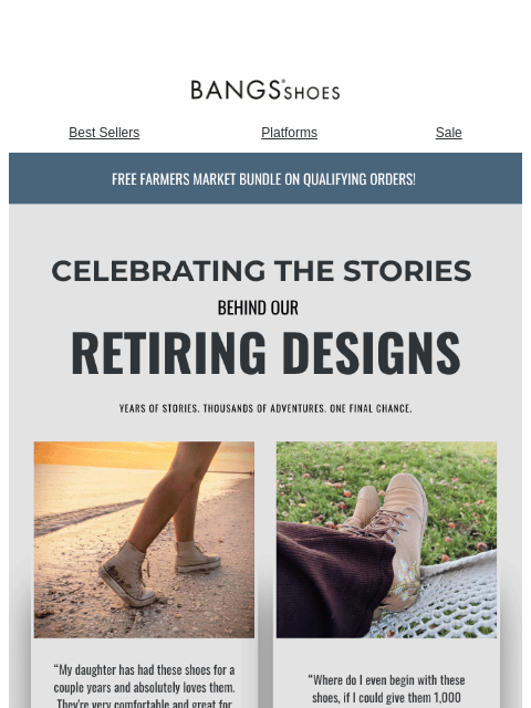 bangsshoes newsletter: End of an Era 🧡
