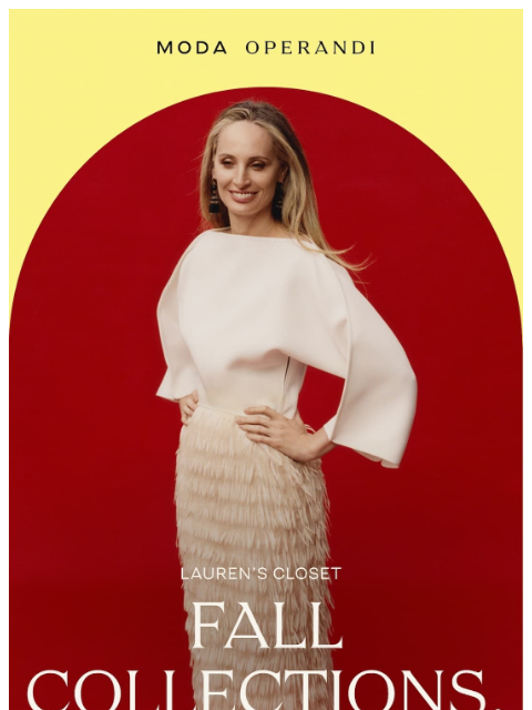 modaoperandi newsletter: Fall collections, summer POV