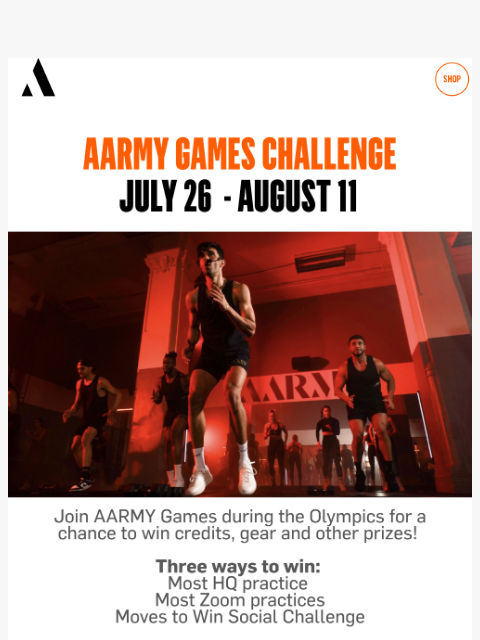 Join AARMY Games during the Olympics for a chance to win credits, gear and other prizes! ͏ ͏ ͏ ͏ ͏ ͏ ͏ ͏ ͏ ͏ ͏ ͏ ͏ ͏ ͏ ͏ ͏ ͏ ͏ ͏ ͏ ͏ ͏ ͏ ͏ ͏ ͏ ͏ ͏ ͏ ͏ ͏ ͏ ͏ ͏ ͏ ͏ ͏ ͏ ͏ ͏ ͏ ͏ ͏ ͏ ͏ ͏ ͏ ͏ ͏ ͏ ͏ ͏ ͏ ͏ ͏