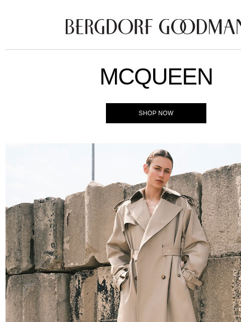 bergdorfgoodman newsletter: Designer Spotlight: McQueen Pre-Fall ‘25