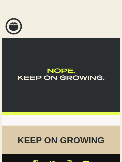 beardbrand newsletter: Is facial hair becoming uncool again?
