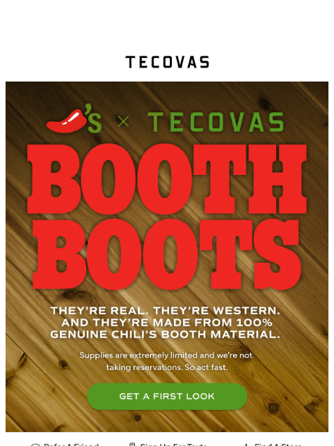 tecovas newsletter: Set your clocks