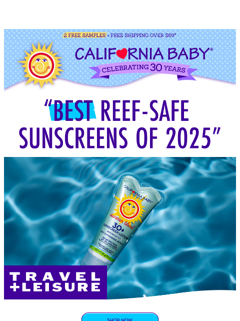 californiababy newsletter: Featured On Best Reef-Safe Sunscreen List ♥️🐠