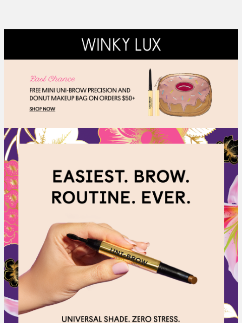 winkylux newsletter: Brows Looking That Good 👀