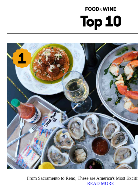 foodandwine newsletter: 8 Hidden Gem Food Cities Worth Discovering