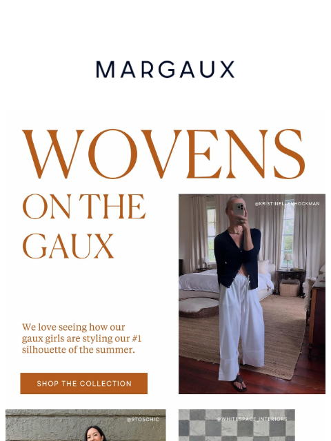 margauxny newsletter: How you're wearing: woven flats
