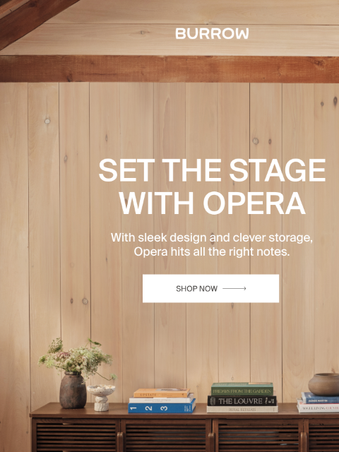 burrow newsletter: Best in Show: Opera