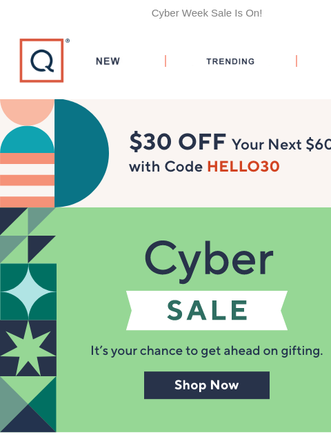 qvcemail newsletter: The Merriest Deals of the Week