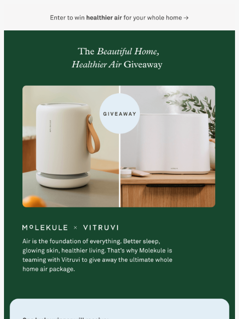 molekule newsletter: Boost sleep, skin & overall health. 😴