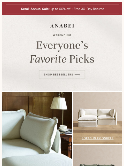 anabei newsletter: Our Bestsellers ✨