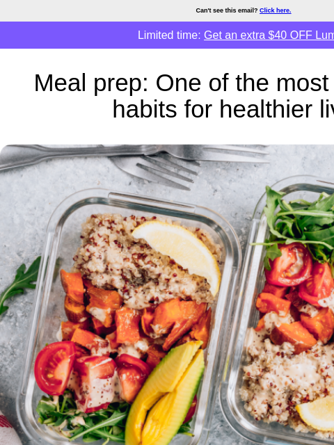 lumen newsletter: Fuel your body, free your mind: A smarter way to m...
