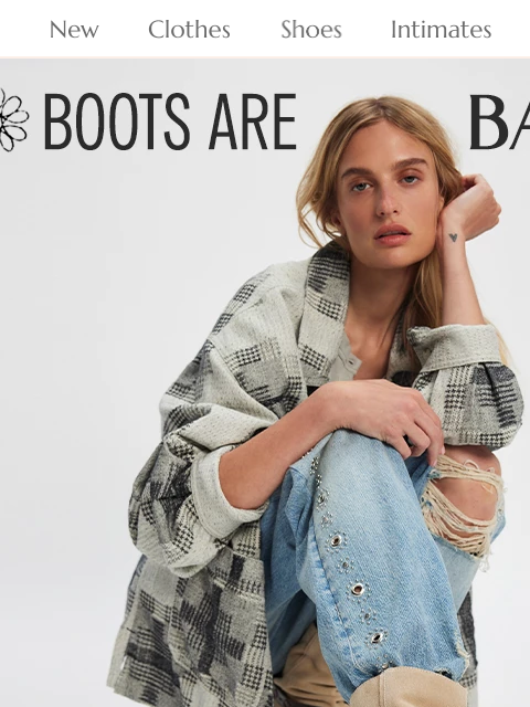 freepeople newsletter: Why buy boots right now? 🤔