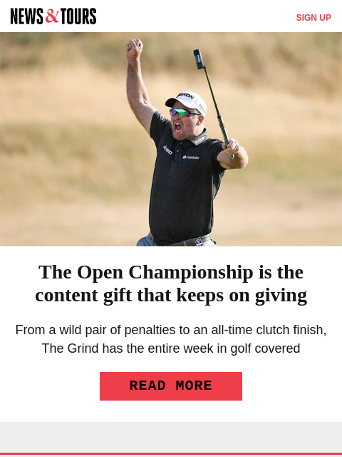 golfdigest newsletter: A global golf shakeup