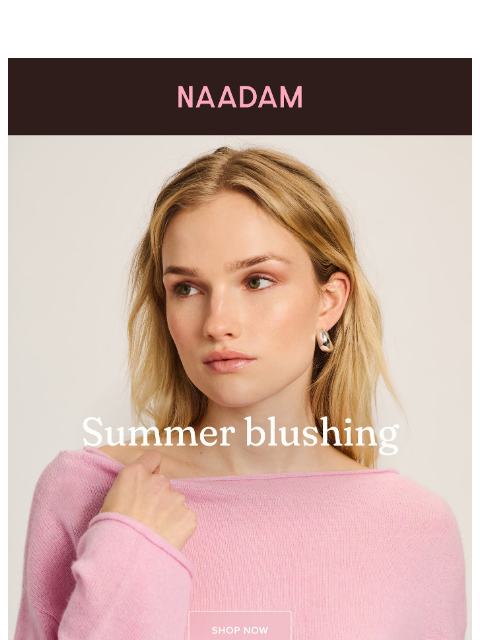 naadam newsletter: Inspired by sunsets, spritzes, and summer.