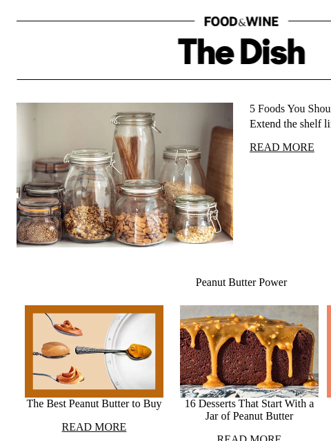 foodandwine newsletter: 5 Foods You Should Never Store in Your Pantry