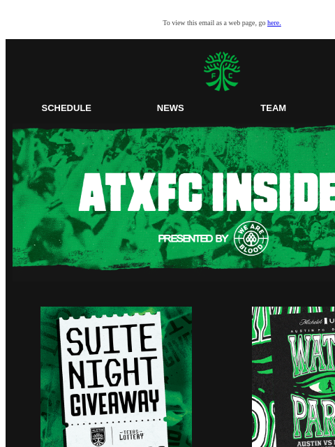 austinfc newsletter: ATXFC Insider: Suite Night Giveaway, Watch Party a...