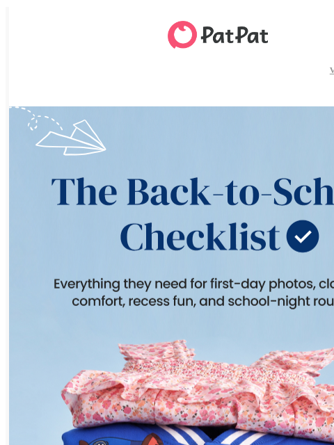 patpat newsletter: Ready, Set, School! ✅