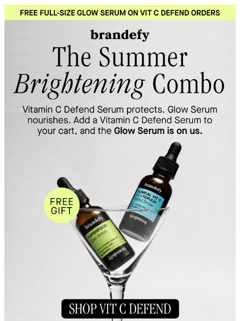 brandefyskin newsletter: The duo behind that summer glow