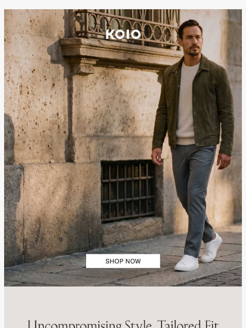 koio newsletter: Back in Stock: The Wide Fit