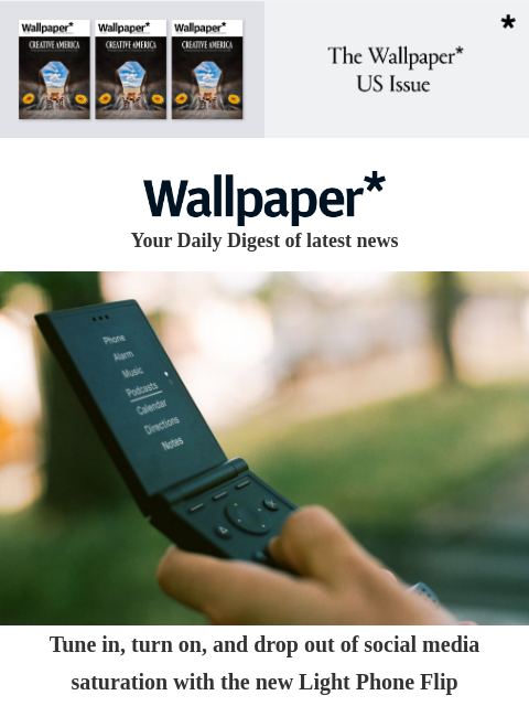 futureplc newsletter: A social media-free flip phone