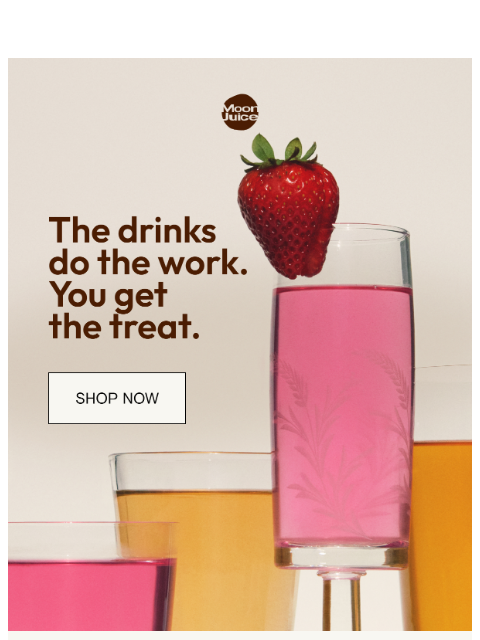 moonjuice newsletter: Four cold drinks that do more than refresh