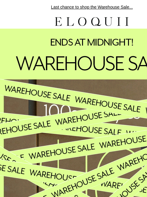eloquii newsletter: Ends TONIGHT ❣️ 100s of styles from $10