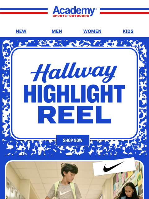 academy newsletter: Beat the Bell: 25% Off Select Nike + Jordan Clothe...