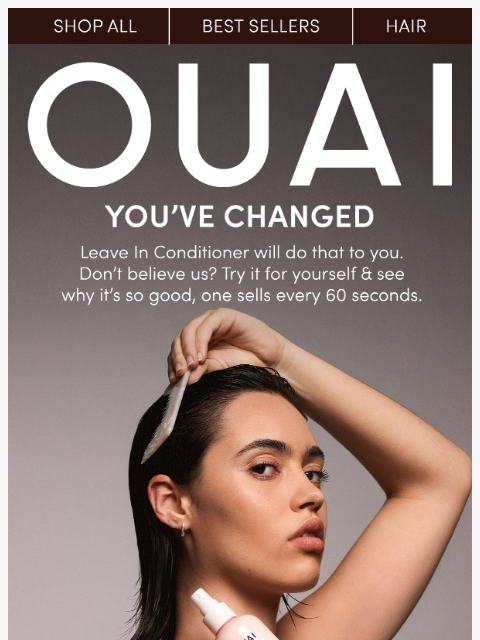 theouai newsletter: Perfection in a single spray