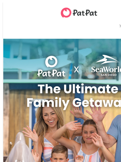 patpat newsletter: PatPat x SeaWorld Giveaway Is Here 🐬