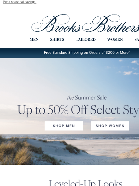 brooksbrothers newsletter: 𝐒𝐭𝐚𝐫𝐭𝐬 𝐭𝐨𝐝𝐚𝐲: Enjoy up to 50% off right...