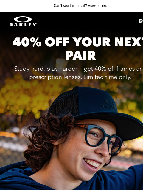 oakley newsletter: Kick The School Year With Oakley Prescription Glas...