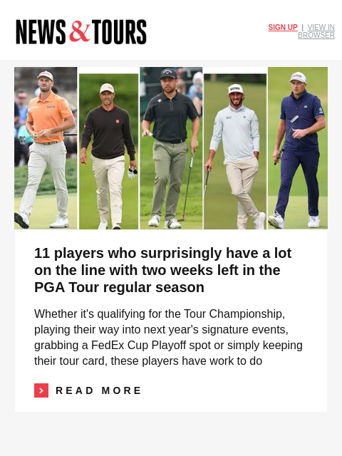 golfdigest newsletter: Range mats used for tee boxes at USGA qualifier