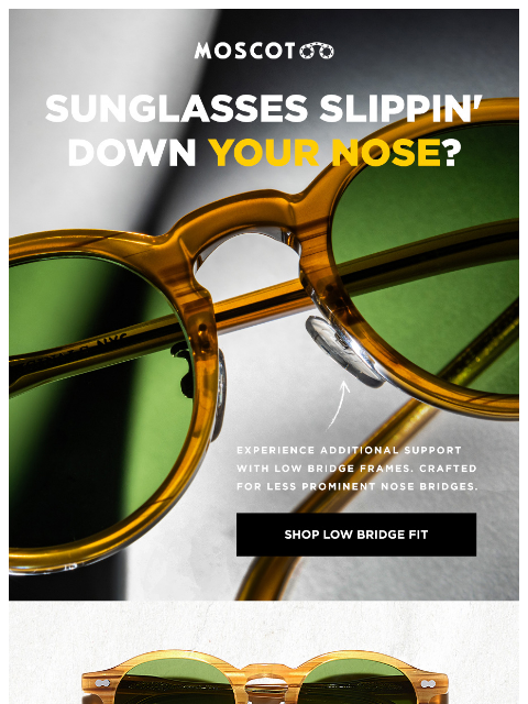 moscot newsletter: Say Hello To Nose Pads