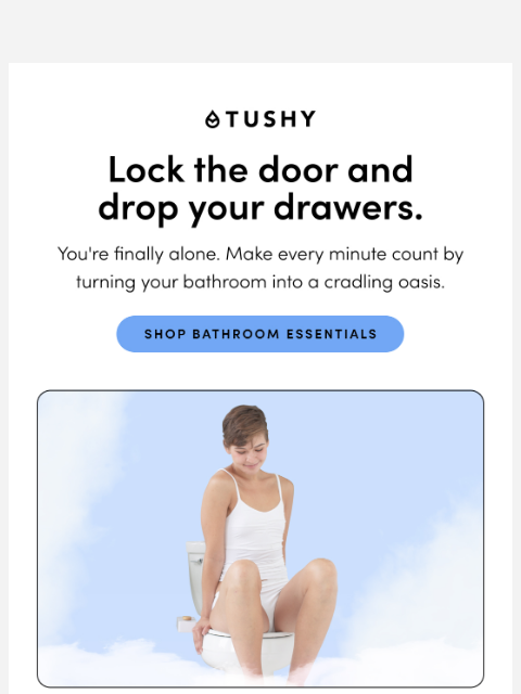 hellotushy newsletter: 5 surprising reasons why your bathroom is your zen...