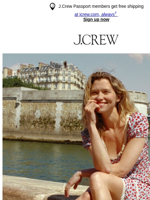 jcrew newsletter: Just launched: Rouje X J.Crew