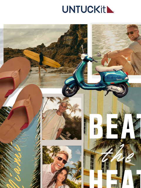 untuckit newsletter: Keep Cool, Beat The Heat 🔥