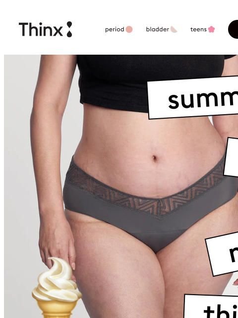 shethinx newsletter: Summer is for treats 🍦