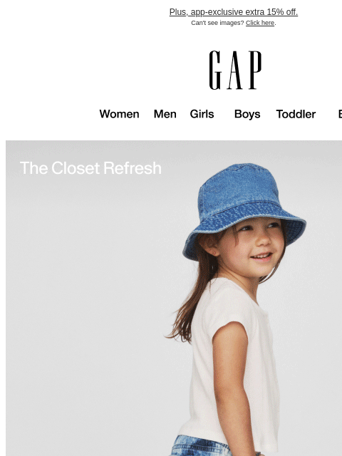 gap newsletter: Your new favorite dresses are half off