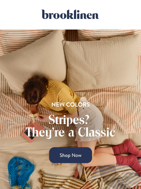 brooklinen newsletter: Need New Sheets? Get in Line!