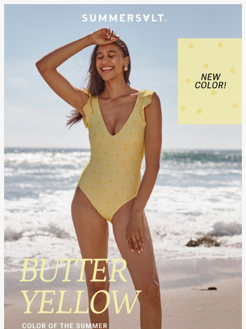 summersalt newsletter: A New Take On Our Newest Print 🌼💛