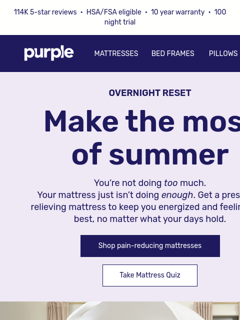 purple newsletter: Bounce back from busy summer days
