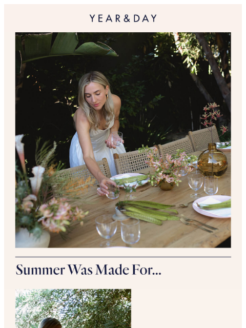 yearandday newsletter: What summer is really for