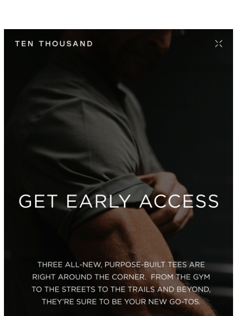 tenthousand newsletter: All-New Tees Coming Soon...